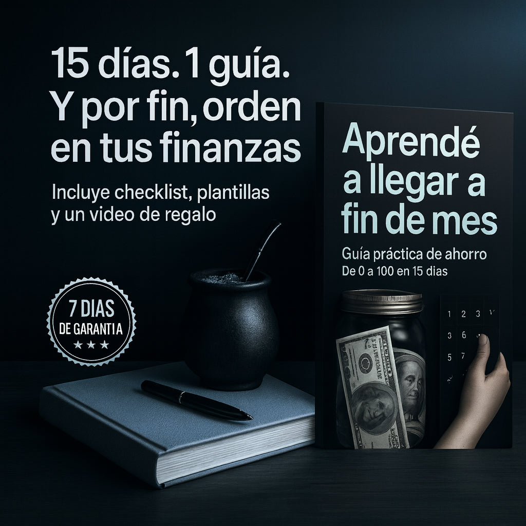 ¿OTRA VEZ LLEGÁS JUSTO A FIN DE MES?